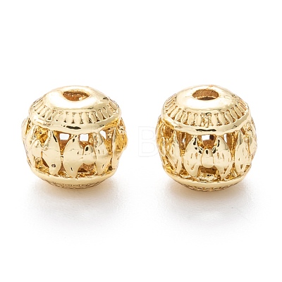 Alloy Hollow Beads PALLOY-P238-05G-RS-1