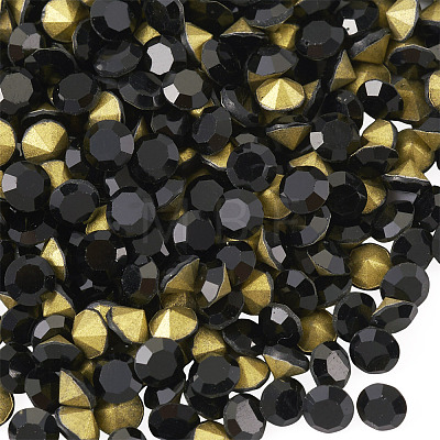 1 Bag Pointed Back Glass Rhinestone Cabochons RGLA-TADJ0001-01A-01-1