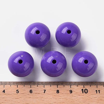 Opaque Acrylic Beads X-MACR-S370-C20mm-31-1