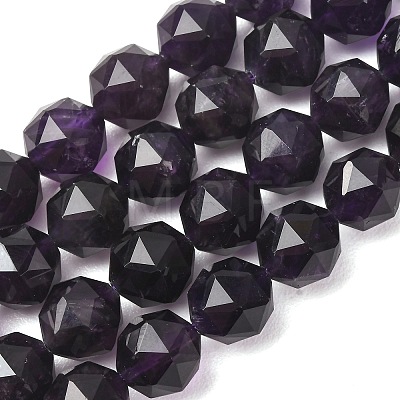 Natural Amethyst Beads Strands GG-CBA59DD-B01-10mm-1