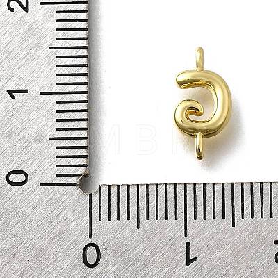 Brass Connector Charms KK-P295-01G-G-1