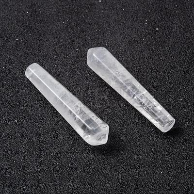 Natural Quartz Crystal Pointed Beads X-G-P393-M05-1