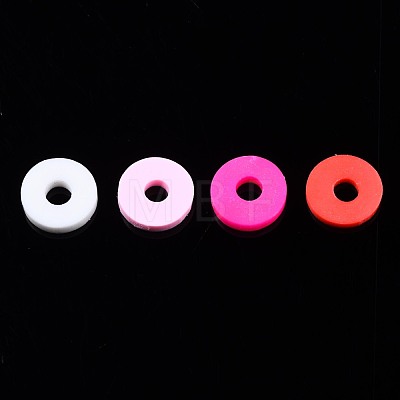 Handmade Polymer Clay Beads Strands CLAY-R089-6mm-T02B-10-1