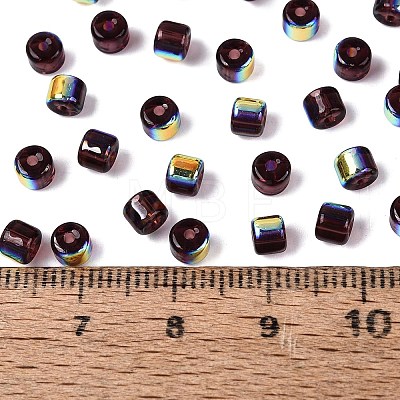 FGB Transparent Colours Glass Seed Beads SEED-Q040-07A-B08-1