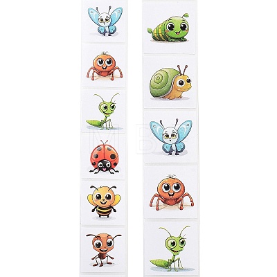 Cartoon Insect Picture Paper Stickers STIC-M002-01A-1