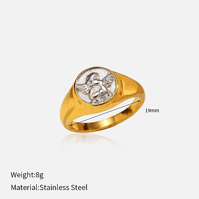 304 Stainless Steel Finger Rings FS-WG09FC7-13-1