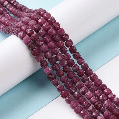 Natural Ruby Beads Strands G-P488-05-1