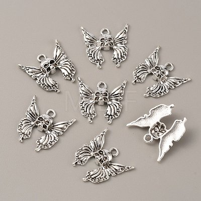 Gothic Tibetan Style Alloy Pendants FIND-CJC0016-23D-1