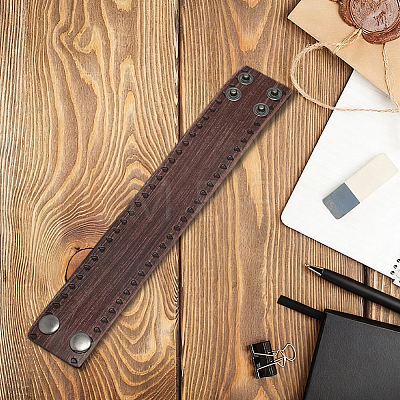 Cowhide Cord Bracelets BJEW-WH20003-12A-01-1