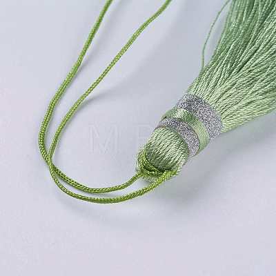 Nylon Thread Tassel Big Pendant Decorations NWIR-K019-A01-1