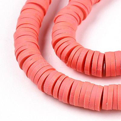 Handmade Polymer Clay Beads X-CLAY-R067-6.0mm-14-1