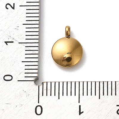 304 Stainless Steel Black Enamel Charms STAS-R009-01G-U-1