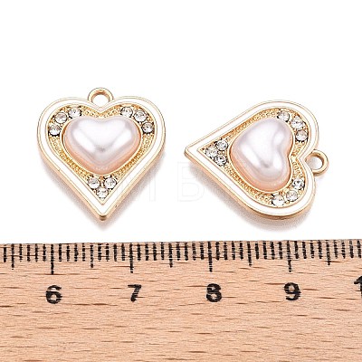 Rack Plating Alloy Rhinestone Pendants FIND-N005-19E-1