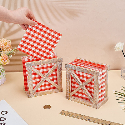 2Pcs Rectangle Wood Napkin Holder AJEW-GO0004-92A-1