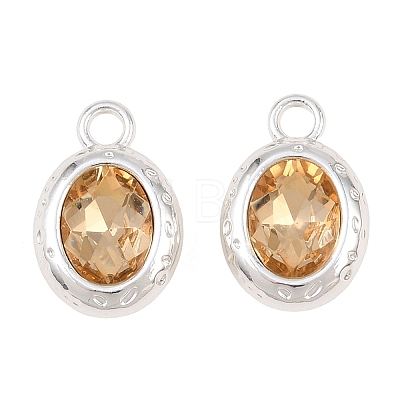 Alloy & Glass Pendants GL-CBA1FD3-02S-02-1