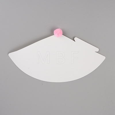 Paper Pompon Party Hats AJEW-WH0223-06F-1