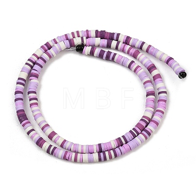 Handmade Polymer Clay Beads Strands PY-CBA18ED-02C-1