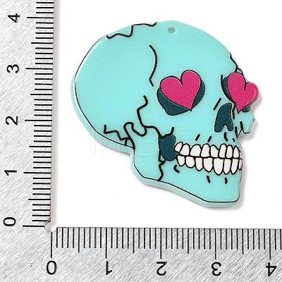 Halloween Theme Double-sided Printed Acrylic Pendants MACR-D035-01B-1