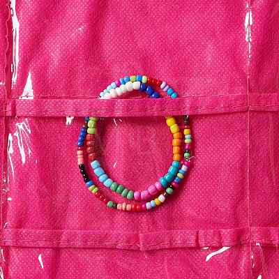 Non-Woven Fabrics Jewelry Hanging Display Bags AJEW-C013-01B-1
