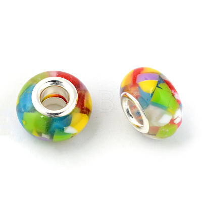 Resin European Beads X-RPDL-N015-01F-1