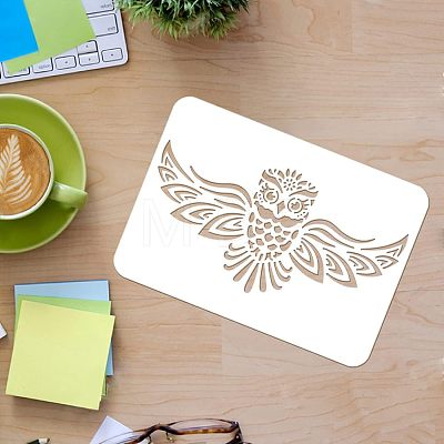 Large Plastic Reusable Drawing Painting Stencils Templates DIY-WH0202-039-1