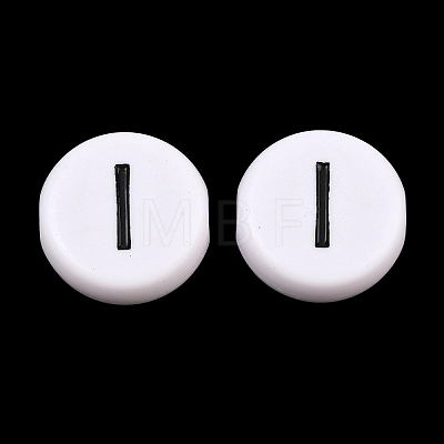 Opaque Acrylic European Beads AC-CBA3BDD-01I-1