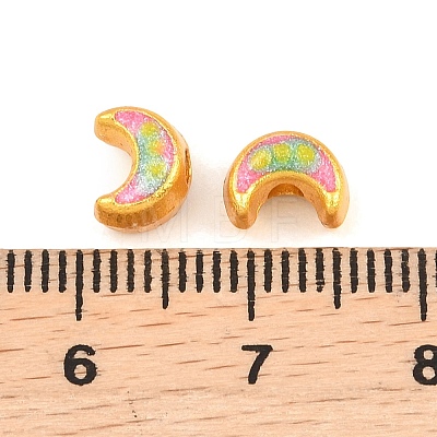 Alloy Enamel Beads ENAM-D318-01G-02-1