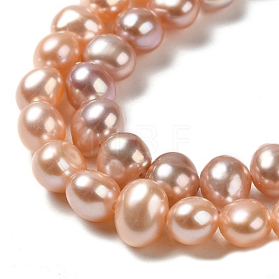Natural Cultured Freshwater Pearl Beads Strands PEAR-E017-31-1
