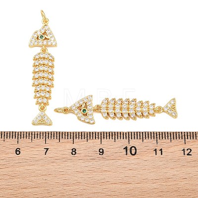 Brass Micro Pave Cubic Zirconia Pendants CU-CBAB3AD-08G-01-1