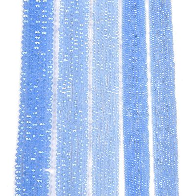 Electroplate Glass Beads Strands EGLA-A044-J6mm-A03-1