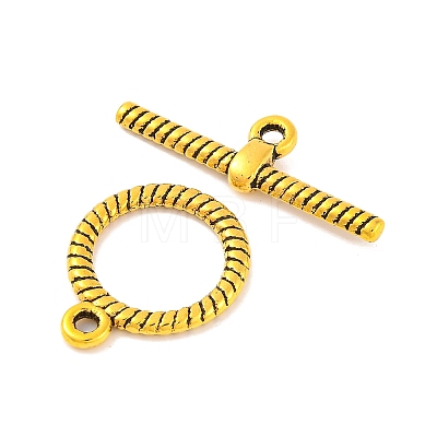 Tibetan Style Toggle Clasps TIBE-MSMC001-2M-1