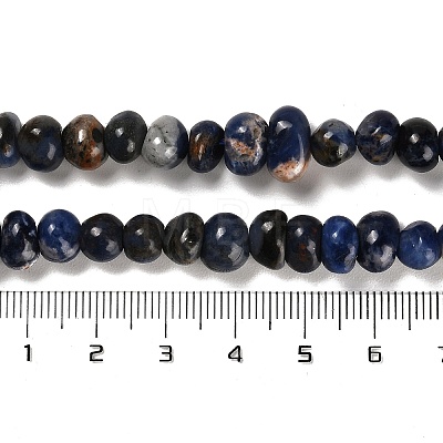 Natural Sodalite Beads Strands G-G053-C04-01-1