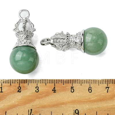 Natural Green Aventurine Pendants G-C114-04P-13-1