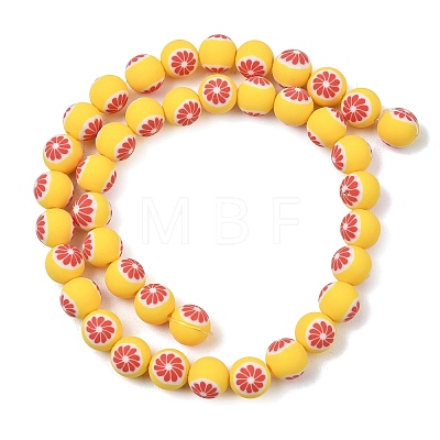 Handmade Polymer Clay Beads Strands PY-CBAEC33-02N-1