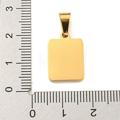 Vacuum Plating 304 Stainless Steel Pave Natural White Shell Pendants STAS-S130-03G-E-1