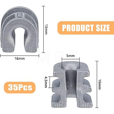 Aluminium Alloy Trimmer Head Eyelet Sleeve FIND-FH0005-34-1