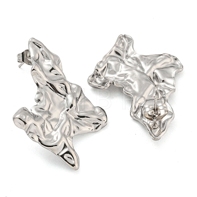 304 Stainless Steel Ear Studs EJEW-P270-04P-1
