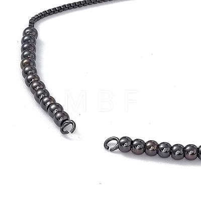 Brass Rhinestone Slider Bracelet Makings KK-E068-VD014-4-1
