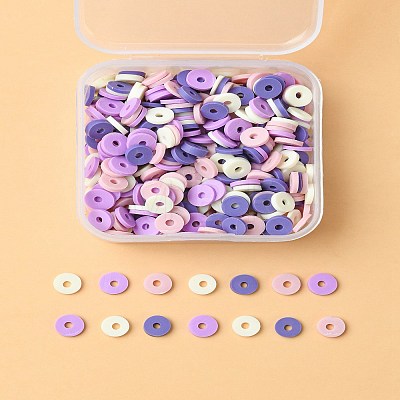 20G 4 Colors Eco-Friendly Handmade Polymer Clay Beads CLAY-YW0001-84A-1