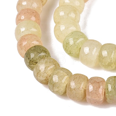Ombre Effect Dyed Glass Beads Strands GLAA-Q106-05A-A06-1