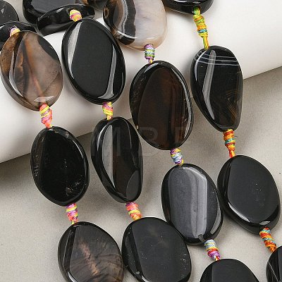 Natural Agate Bead Strands G-P192-16-1