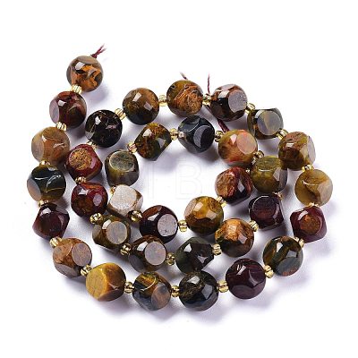 Natural Pietersite Beads Strands G-A030-B14-10mm-1