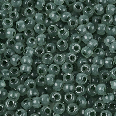 6/0 Transparent Inside Colours Glass Seed Beads SEED-N008-08D-1
