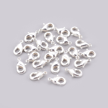 Brass Lobster Claw Clasps KK-T014-121S-1