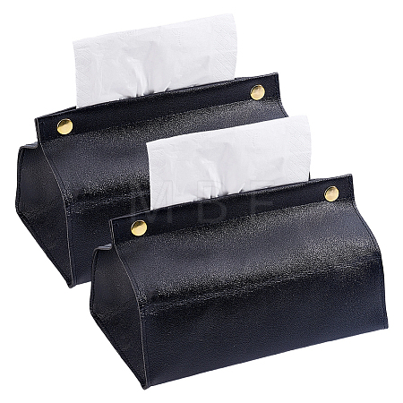 PU Leather Tissue Box AJEW-WH0816-558B-1