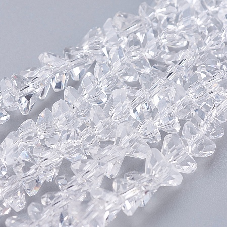 Transparent Glass Beads Strands EGLA-J145-6mm-NB01-1