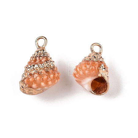 Natural Sea Shell Pendants SSHEL-N038-44-1