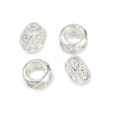 Brass Rhinestone Beads KK-U071-02C-01S-1
