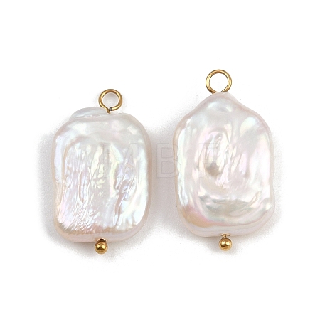 Natural Freshwater Pearl Keshi Pearl Pendants STAS-D378-07B-G-1