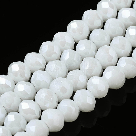 Electroplate Glass Beads Strands LS-EGLA-A044-P8mm-A01-1